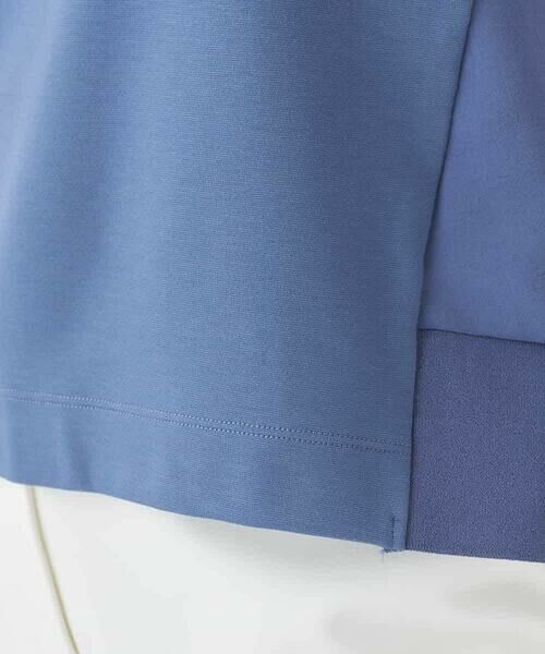 HIROKO BIS / ヒロコビス カットソー | 異素材切り替えハイネックプルオーバー | 詳細8