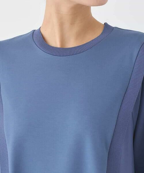 HIROKO BIS / ヒロコビス チュニック | 異素材切り替えチュニックプルオーバー | 詳細3