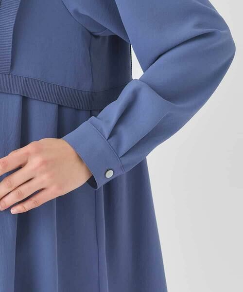 HIROKO BIS / ヒロコビス チュニック | 異素材切り替えチュニックプルオーバー | 詳細5