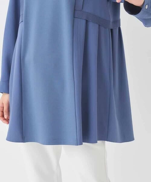 HIROKO BIS / ヒロコビス チュニック | 異素材切り替えチュニックプルオーバー | 詳細6