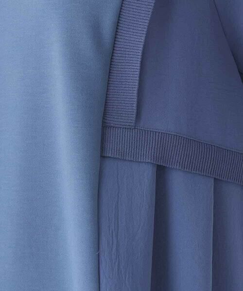 HIROKO BIS / ヒロコビス チュニック | 異素材切り替えチュニックプルオーバー | 詳細7