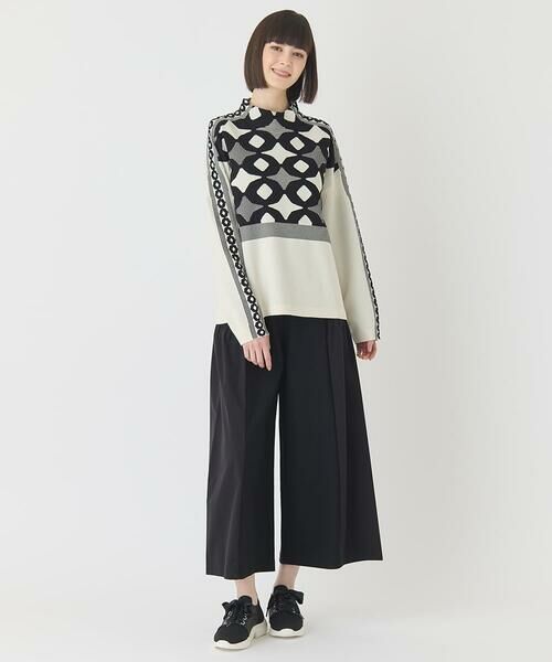 HIROKO BIS / ヒロコビス その他パンツ | 【日本製】エアシルキー切り替えギャザーパンツ | 詳細13