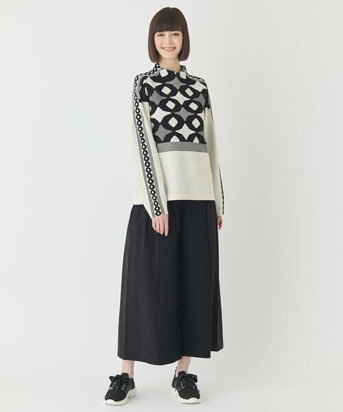 HIROKO BIS / ヒロコビス その他パンツ | 【日本製】エアシルキー切り替えギャザーパンツ | 詳細14