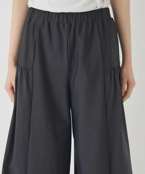 HIROKO BIS / ヒロコビス その他パンツ | 【日本製】エアシルキー切り替えギャザーパンツ | 詳細3