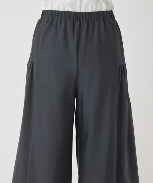 HIROKO BIS / ヒロコビス その他パンツ | 【日本製】エアシルキー切り替えギャザーパンツ | 詳細4