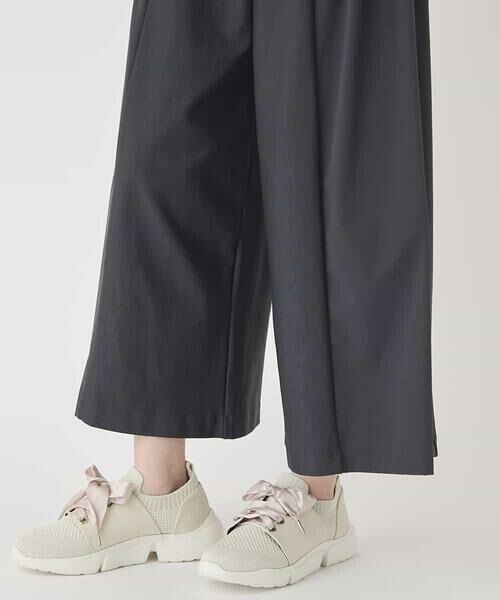 HIROKO BIS / ヒロコビス その他パンツ | 【日本製】エアシルキー切り替えギャザーパンツ | 詳細6