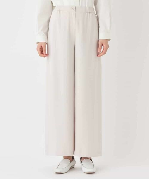 HIROKO BIS / ヒロコビス その他パンツ | ナチュラルストレッチスラックス | 詳細1