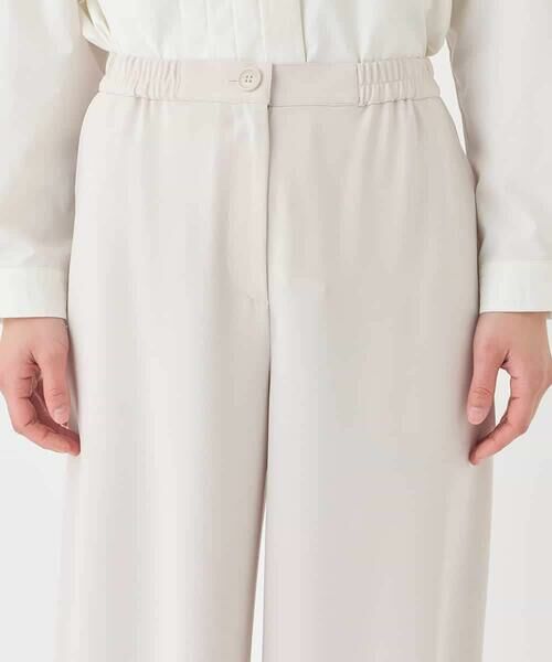 HIROKO BIS / ヒロコビス その他パンツ | ナチュラルストレッチスラックス | 詳細4