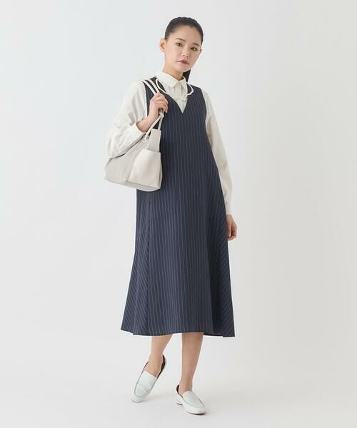 HIROKO BIS / ヒロコビス シャツ・ブラウス | タックデザインタイプライターシャツ | 詳細17