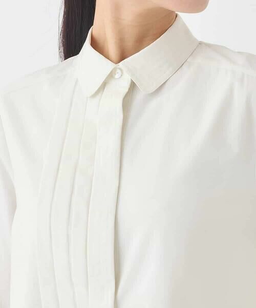 HIROKO BIS / ヒロコビス シャツ・ブラウス | タックデザインタイプライターシャツ | 詳細4