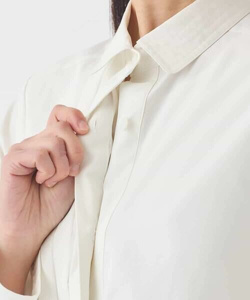 HIROKO BIS / ヒロコビス シャツ・ブラウス | タックデザインタイプライターシャツ | 詳細9