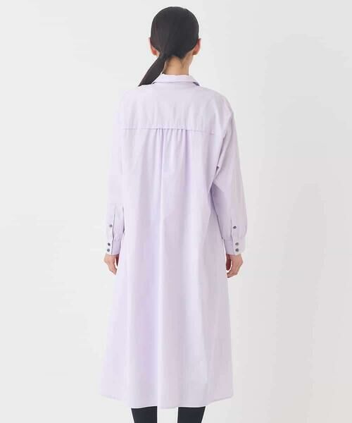 HIROKO BIS / ヒロコビス ロング・マキシ丈ワンピース | タイプライターシャツワンピース | 詳細2