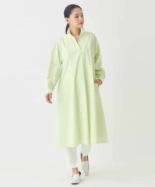 HIROKO BIS / ヒロコビス ロング・マキシ丈ワンピース | タイプライターシャツワンピース | 詳細21