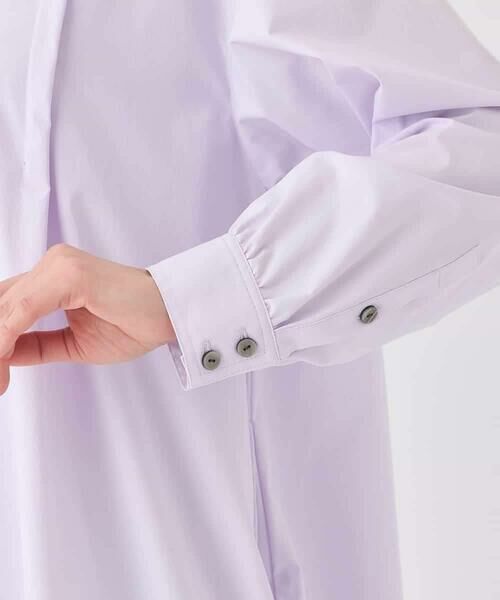 HIROKO BIS / ヒロコビス ロング・マキシ丈ワンピース | タイプライターシャツワンピース | 詳細6