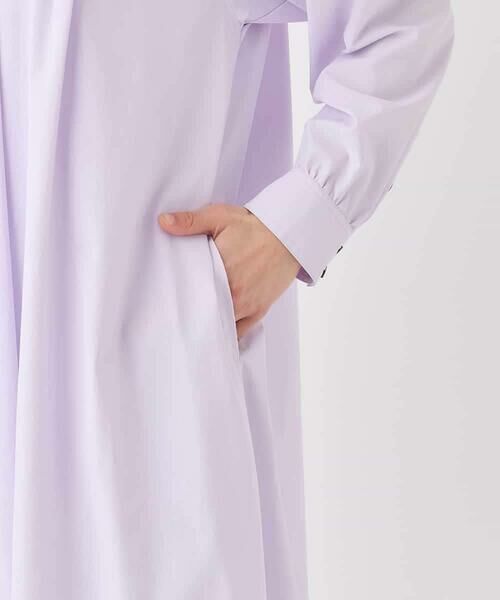 HIROKO BIS / ヒロコビス ロング・マキシ丈ワンピース | タイプライターシャツワンピース | 詳細7