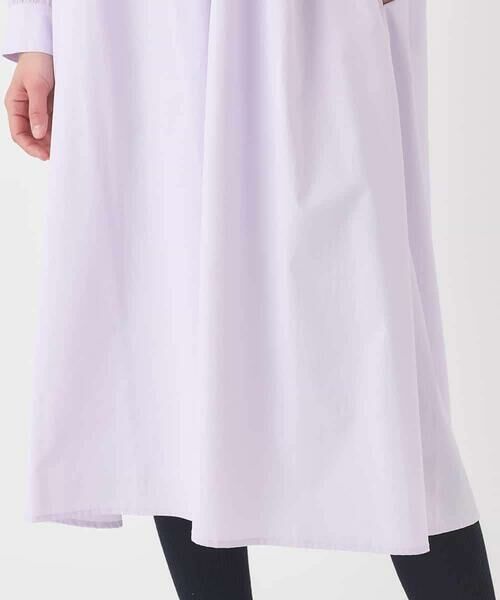 HIROKO BIS / ヒロコビス ロング・マキシ丈ワンピース | タイプライターシャツワンピース | 詳細8