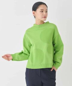 HIROKO BIS / ヒロコビス ニット・セーター | ドットジャガードニットプルオーバー