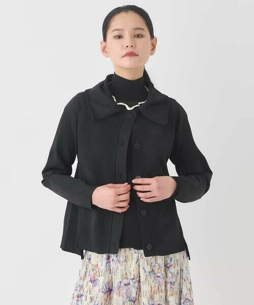 HIROKO BIS / ヒロコビス カーディガン・ボレロ | ドットジャガードペプラムニットカーディガン | 詳細18