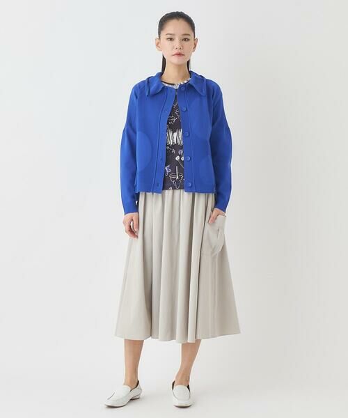 HIROKO BIS / ヒロコビス カーディガン・ボレロ | ドットジャガードペプラムニットカーディガン | 詳細22