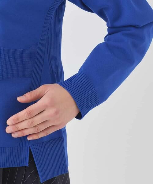 HIROKO BIS / ヒロコビス カーディガン・ボレロ | ドットジャガードペプラムニットカーディガン | 詳細6