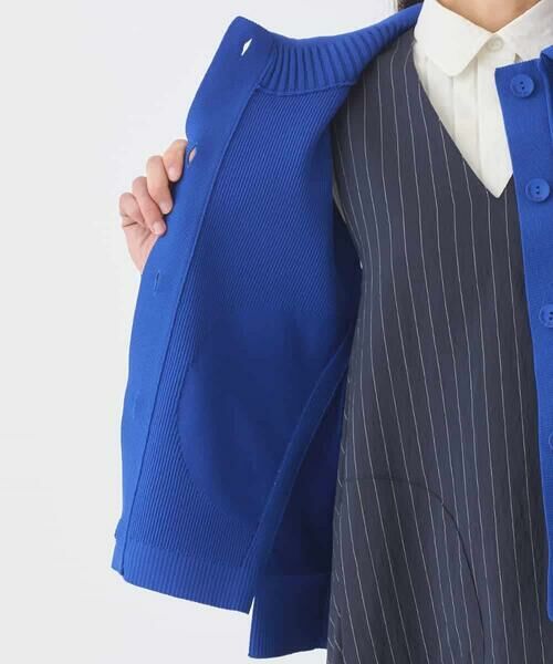 HIROKO BIS / ヒロコビス カーディガン・ボレロ | ドットジャガードペプラムニットカーディガン | 詳細9