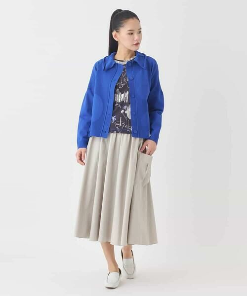 HIROKO BIS / ヒロコビス ロング・マキシ丈スカート | ハイストレッチギャザーフレアスカート | 詳細10