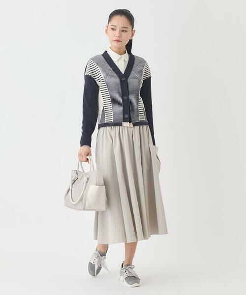HIROKO BIS / ヒロコビス ロング・マキシ丈スカート | ハイストレッチギャザーフレアスカート | 詳細12