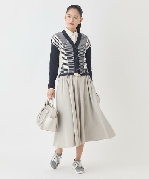 HIROKO BIS / ヒロコビス ロング・マキシ丈スカート | ハイストレッチギャザーフレアスカート | 詳細13