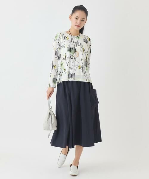 HIROKO BIS / ヒロコビス ロング・マキシ丈スカート | ハイストレッチギャザーフレアスカート | 詳細17