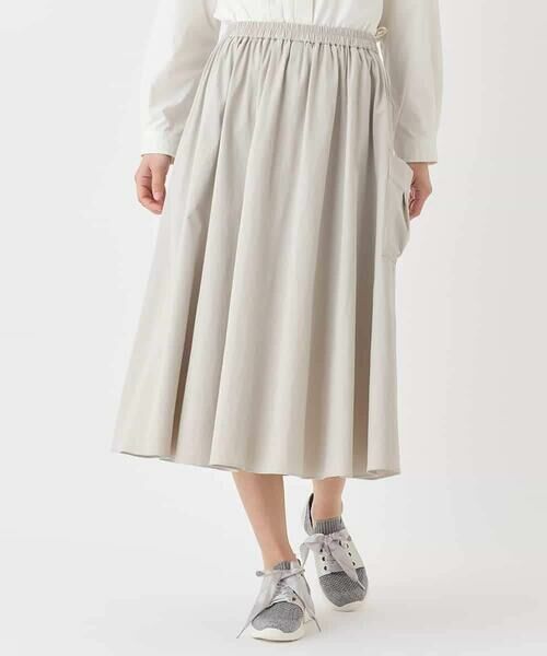 HIROKO BIS / ヒロコビス ロング・マキシ丈スカート | ハイストレッチギャザーフレアスカート | 詳細8