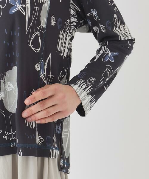 HIROKO BIS / ヒロコビス カットソー | アートプリントカットソー | 詳細5