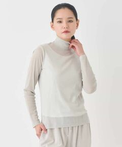 HIROKO BIS / ヒロコビス カットソー | シアーハイネックカットソー