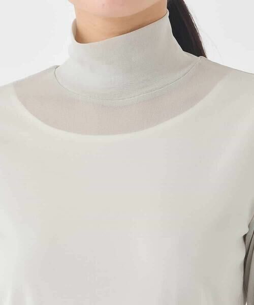 HIROKO BIS / ヒロコビス カットソー | シアーハイネックカットソー | 詳細3