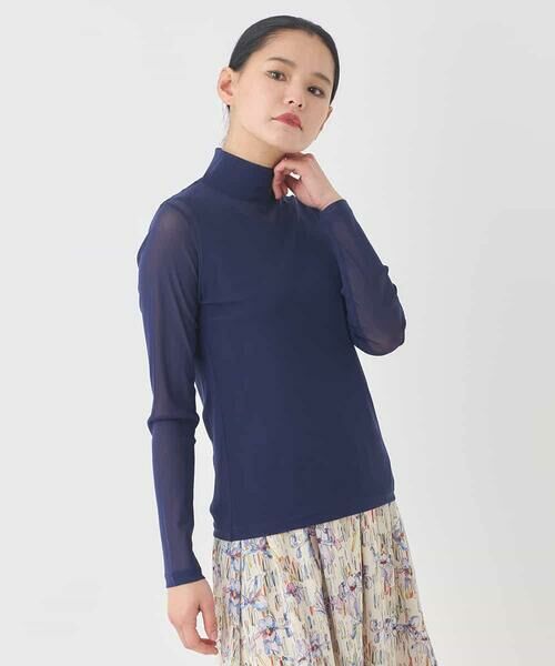 HIROKO BIS / ヒロコビス カットソー | シアーハイネックカットソー | 詳細9