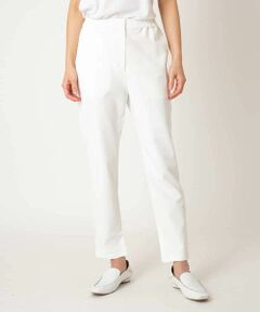 HIROKO BIS / ヒロコビス チノ・ワークパンツ | サイドベンツストレッチクロップドパンツ