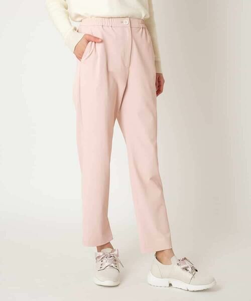 HIROKO BIS / ヒロコビス チノ・ワークパンツ | サイドベンツストレッチクロップドパンツ | 詳細11