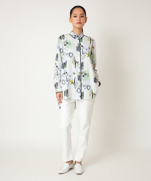 HIROKO BIS / ヒロコビス チノ・ワークパンツ | サイドベンツストレッチクロップドパンツ | 詳細17