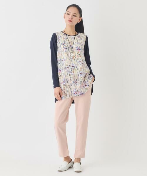 HIROKO BIS / ヒロコビス チノ・ワークパンツ | サイドベンツストレッチクロップドパンツ | 詳細22