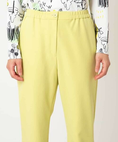 HIROKO BIS / ヒロコビス チノ・ワークパンツ | サイドベンツストレッチクロップドパンツ | 詳細3