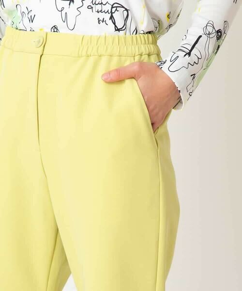 HIROKO BIS / ヒロコビス チノ・ワークパンツ | サイドベンツストレッチクロップドパンツ | 詳細4