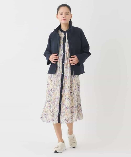 HIROKO BIS / ヒロコビス その他アウター | ラウンドヘムショートブルゾン | 詳細10