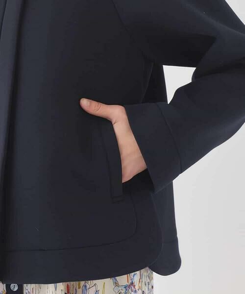 HIROKO BIS / ヒロコビス その他アウター | ラウンドヘムショートブルゾン | 詳細6