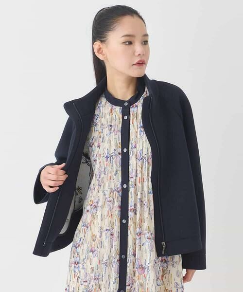 HIROKO BIS / ヒロコビス その他アウター | ラウンドヘムショートブルゾン | 詳細9