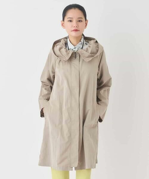 HIROKO BIS / ヒロコビス その他アウター | ビッグカラーテントラインコート | 詳細1