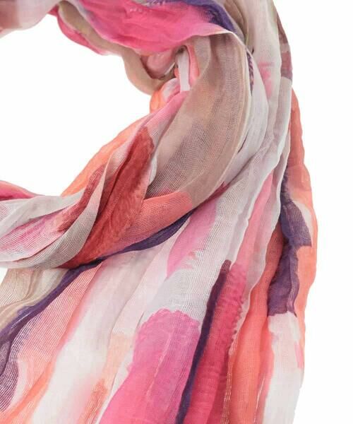 HIROKO BIS / ヒロコビス マフラー・ショール・スヌード・ストール | ワッシャープリントストール | 詳細5