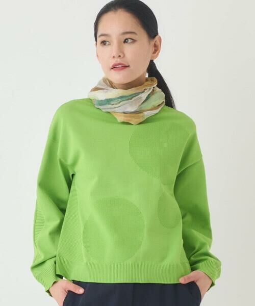 HIROKO BIS / ヒロコビス マフラー・ショール・スヌード・ストール | ワッシャープリントストール | 詳細7