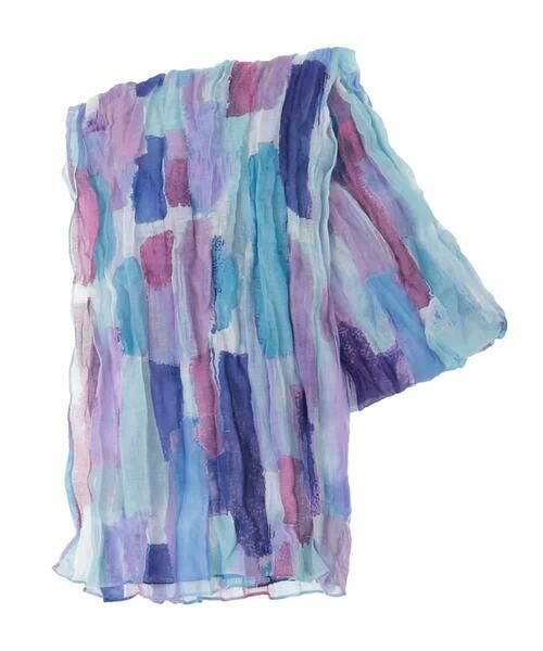 HIROKO BIS / ヒロコビス マフラー・ショール・スヌード・ストール | ワッシャープリントストール | 詳細11