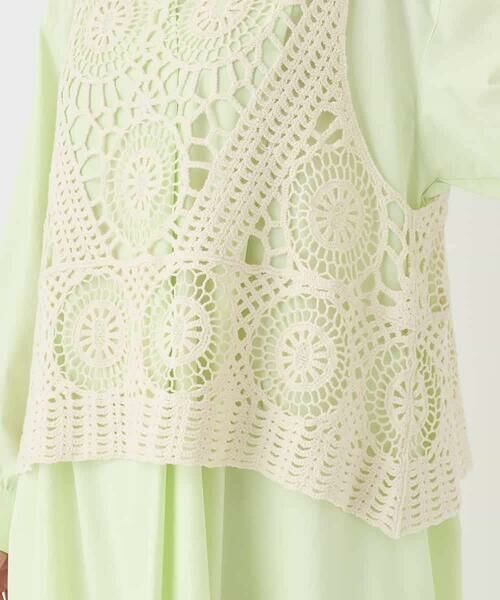 HIROKO BIS / ヒロコビス ベスト | ケミカルレースジレ | 詳細6