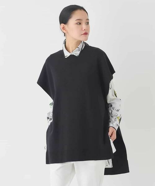 HIROKO BIS / ヒロコビス ベスト | サイドリボンジレ（ブラック）