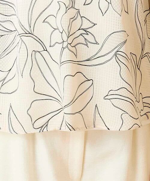 HIROKO BIS / ヒロコビス シャツ・ブラウス | ボタニカルモチーフプルオーバーブラウス | 詳細9